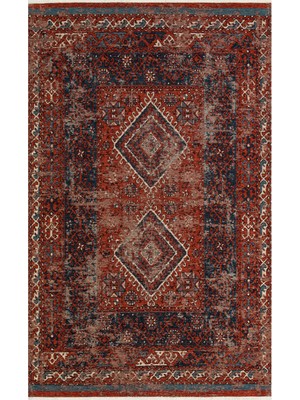 Eko Halı Anadolu Kilim AND02 Multy Antik Desenli Yıkanabilir Hav Vermez Kaymaz Tabanlı Etnik Kilim