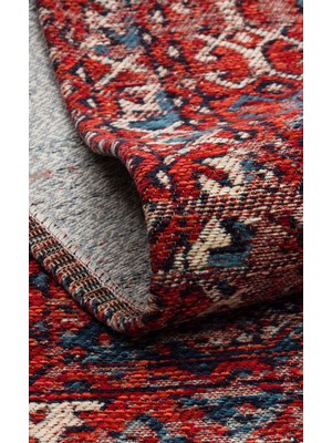 Eko Halı Anadolu Kilim AND02 Multy Antik Desenli Yıkanabilir Hav Vermez Kaymaz Tabanlı Etnik Kilim