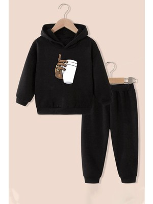 Trendypassion Çocuk Tupac Coffee Eşofman Takımı