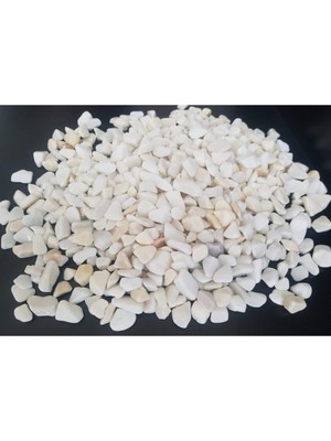 Doğalsan Tarım Beyaz Taş 25 kg 1-2 cm Beyaz Dolomit Taş Dere Taşı Çakıl Taşı Bahçe Süs Taşı Akvaryu