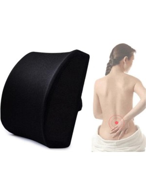 EC Shop Ayaco Ortopedik Sandalye Sırt Minderi Oto Araç Ofis Koltuk Bel Destek