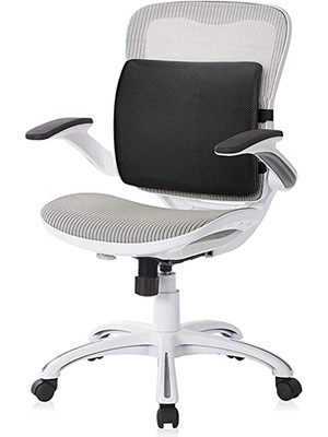 EC Shop Ayaco Pu Bel Minderi Sırt Yastığı Sırt Minderi Sandalye Yastığı Koltuk Sırt Minderi Ortopedik Minde