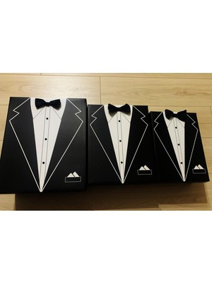 EC Shop Çeyizci Damat Kutusu 3 Lü Bohça Set - Damat Kolisi