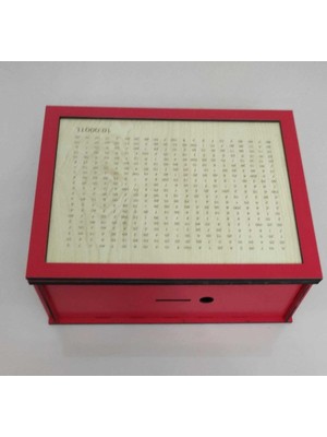 EC Shop Firdevsi Hobi HEDEF-10,000 Tl- Parabox Kumbara-Kırmızı Krem