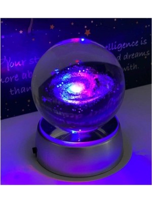 EC Shop Hedies Samanyolu Galaxy Işıklı Cam Küre