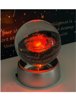 EC Shop Hedies Samanyolu Galaxy Işıklı Cam Küre