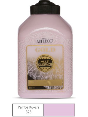 Artdeco Gold Multi Surface Akrilik Boya 500 Ml. 323 Pembe Kuvars