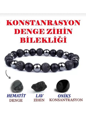 Mudisaat Doğaltaş Denge ve Zihin Unisex Bileklik