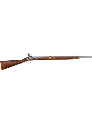 Denix France 1806 Flint Rifle  1/1 Ölçek Reprodüksiyon Koleksiyon Obje 113CM