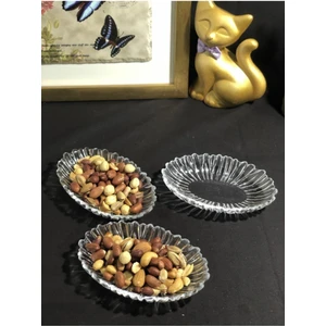 Aurora Oval Servis Cerez Tabağı 3'Lü 15 Cm 10545