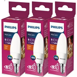 Led Candle 40W B35 E14 Ww Fr Nd 3bl 3'lü Ampul