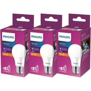 Ledbulb 8-60W 806LM E27 New Gen 3’lü Ampul – 2700K - Sarı Işık