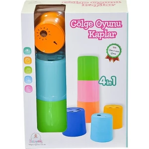 URT026-002 4ın1 Gölge Oyunu Kaplar - Birlik Toys