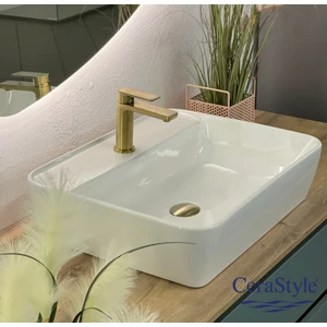 Cerastyle One Lavabo 46*42 cm (Batarya Delikli)