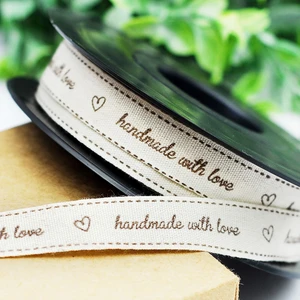 Pamuk şerit, handmade, 1.5 cm  5 metre