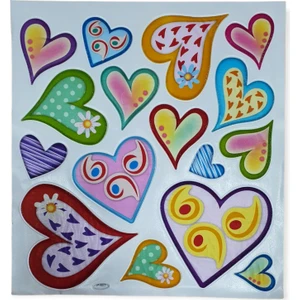 Büyük Boy 3D Kabartmalı Dekor Sticker