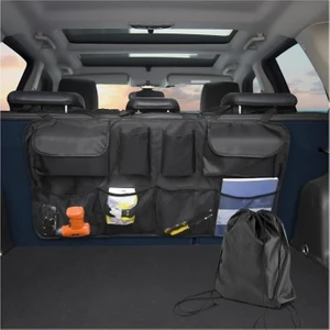 Ankaflex Araç Içi Bagaj Eşya Düzenleyici Oto Bagaj Organizer 8 Cepli Fileli