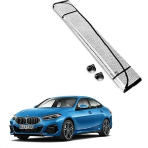 Ankaflex Oto Araç Araba  Uyumlu Güneşliği Ön Cam Güneşliği Parlak Güneşlik Koruyucu Perde Metalize 130X60 cm