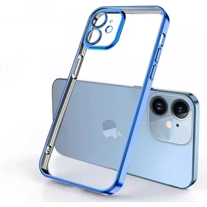 iPhone 12 Kılıf 3D Kamera ve Lens Mercek Korumalı Ultra Lüks Razer Plating Silikon Case