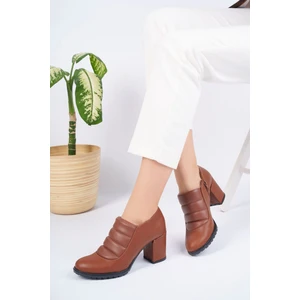 Taba Cilt Kadın Ayakkabı