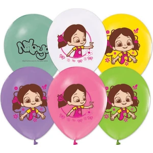 Niloya Temalı Pastel Balon Niloya Baskılı 12 Inç - 20 Adet
