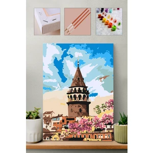 Sayılarla Boyama Seti - Galata Kulesi