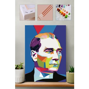 Sayılarla Boyama Seti - Atatürk