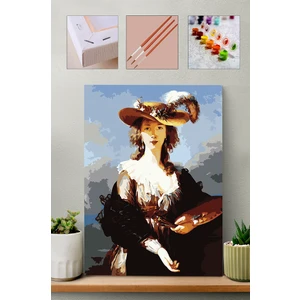 Düşes Sayılarla Boyama Seti 40 x 50 cm
