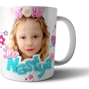 Like Nastya - Youtube Kupa Bardak Model 1