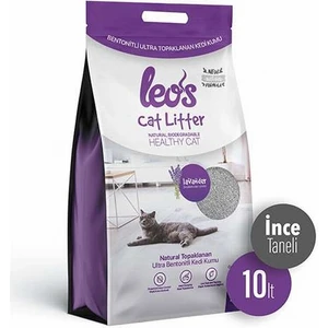 Leos Cat Litter Lavanta Kokulu İnce Bentonit Kedi Kumu 10 Lt
