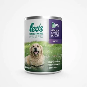 Leos Kuzu Etli ve Pirinçli Ezme Köpek Konservesi 12x400 Gr