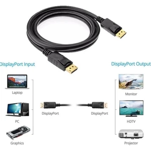 Ata Elektronik 3 Metre Dp Display Port Kablo 144/165/240hz Destekli Displayport To Displayport 3mt Dp To Dp