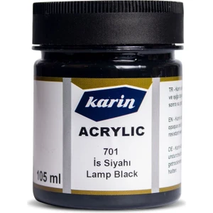 Akrilik Boya : 105 ml : 701 Is Siyahı