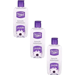 Gençlik Kolonyası Purple 160ML x 3 Adet