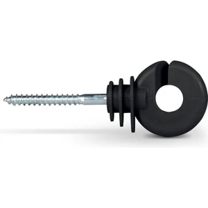 Siyah Elektrikli Çit İzolatör 52 mm 50 Ad. (Orta Dayanımlı PP)