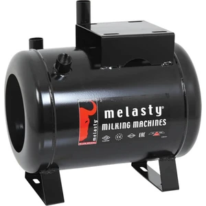 Süt Sağma Makinesi 18 Litre Kuru Tip Vakum Tankı (Melasty Model) (Siyah Boyalı)
