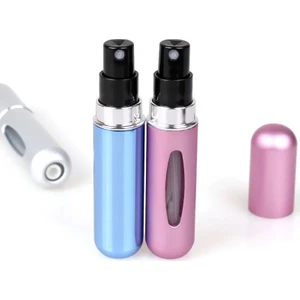 Mapple Home Taşınabilir Mini Doldurulabilir Parfüm Boş Küçük Sprey Cep Parfüm Şişesi 5 ml