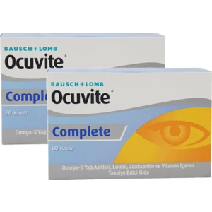 BAUSHE LOMB Ocuvite Complete 60 Kapsül 2 Adet