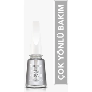 Flormar-Komple Onarıcı Bakım Sunan Total Repair Oje Bazı ve Tırnak Cilası (000 Şeffaf) 8690604560578