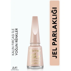 Flormar-Yoğun Pigmentli ve Uzun Süre Kalıcı Jelly Look Parlak Oje (JL41 Açık Nude) 8690604497713