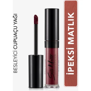 Flormar-İpeksi His Veren Silk Matte Nemlendirici ve Besleyici Mat Likit Ruj (009 Açık Mercan) 8690604505364