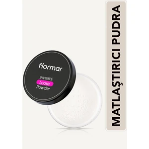Flormar-Mat ve Pürüzsüz Görünüm Veren Invisible Loose Powder Sabitleyici Toz Pudra (001 Transparan) 8690604271467