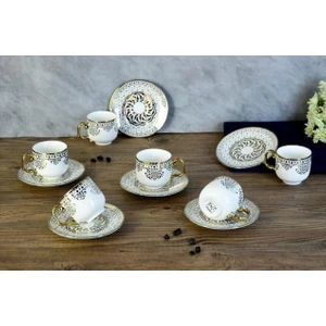 Nisa Yaldızlı Kahve Fincanı POR-101396