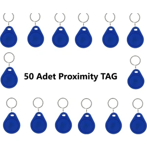 Tag Manyetik Anahtarlık - 50 Adet Göstergeç Proximity Anahtarlık