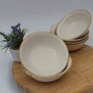 Arna Porselen Arna 14 cm Seramik Çorba Kasesi 6 Adet Cappuccino