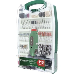110 Parça Mini Taşlama Hobi Gravür Seti