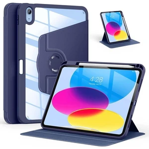 Apple Ipad Air 5 ve Air 4.nesil 10.9" 2022 Kılıf Kalem Bölmeli 360 Dönebilen Kapak