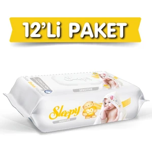 sleepy Sensitive Islak Havlu 90'lı 12 Adet 1080 Yaprak