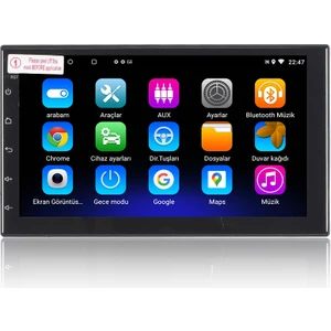 Hyundai Accent Era Android 12 Carplay Multimedya Universal Double Ekran Teyp 2gb Ram