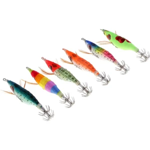 6x Squid Jig Tuzlu Su Aydınlık Mürekkep Balığı Fishhook